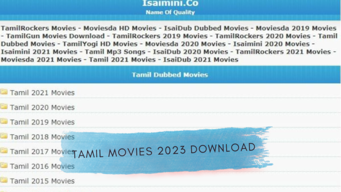 Tamil movies 2023 download